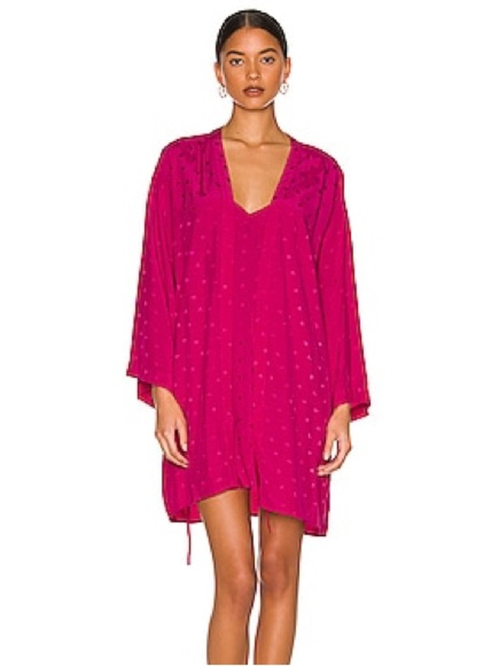 l*space Hot Pink V-Neck Robe